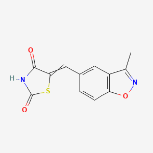 5-[(3-Methyl-1,2-benzoxazol-5-yl)methylidene]-1,3-thiazolidine-2,4-dione