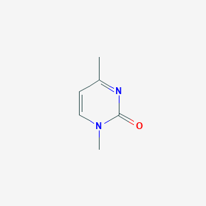 molecular formula C6H8N2O B8598265 1,4-Dimethylpyrimidin-2(1H)-one 