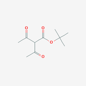 molecular formula C10H16O4 B8598274 Tert-butyl 2-acetyl-3-oxobutanoate 
