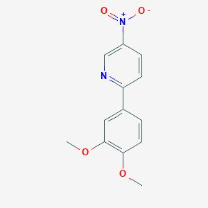 2-(3,4-Dimethoxyphenyl)-5-nitropyridine