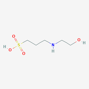 molecular formula C5H13NO4S B8598577 1-Propanesulfonic acid, 3-[(2-hydroxyethyl)amino]- CAS No. 1119-23-9