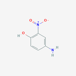 molecular formula C6H6N2O3 B085986 4-Amino-2-nitrophenol CAS No. 119-34-6