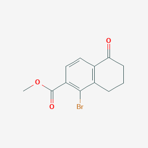 Methyl 1-bromo-5-oxo-5,6,7,8-tetrahydronaphthalene-2-carboxylate