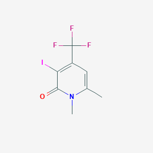 1,6-Dimethyl-3-iodo-4-(trifluoromethyl)-2-pyridone