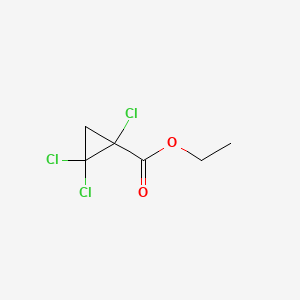 molecular formula C6H7Cl3O2 B8598816 Ethyl 1,2,2-trichlorocyclopropane-1-carboxylate CAS No. 112906-14-6