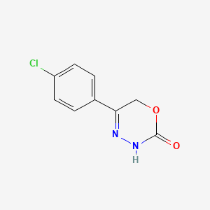 5-(4-Chlorophenyl)-3,6-dihydro-2H-1,3,4-oxadiazin-2-one