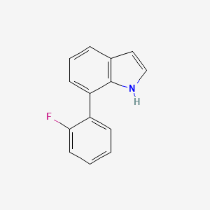 7-(2-fluorophenyl)-1H-indole