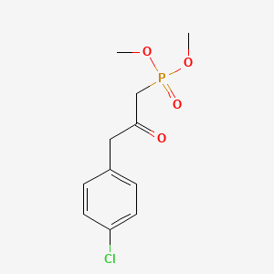 molecular formula C11H14ClO4P B8598955 Dimethyl [3-(4-chlorophenyl)-2-oxopropyl]phosphonate CAS No. 61263-07-8