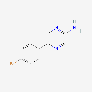 5-(4-Bromophenyl)pyrazin-2-amine