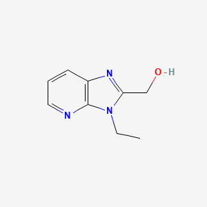 molecular formula C9H11N3O B8598989 3-Ethyl-2-hydroxymethylimidazo[5,4-b]pyridine CAS No. 32282-18-1