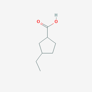 molecular formula C8H14O2 B8599013 3-Ethyl-cyclopentanecarboxylic acid 