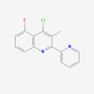 4-Chloro-5-fluoro-3-methyl-2-(pyridin-2-yl)quinoline
