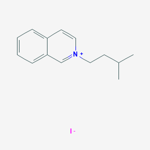 molecular formula C14H18IN B8599096 2-(3-Methylbutyl)isoquinolin-2-ium iodide CAS No. 110203-11-7