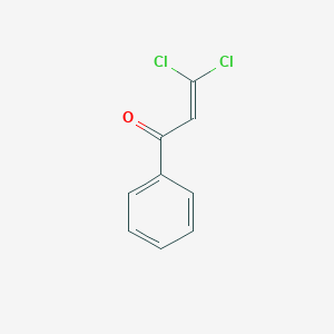 molecular formula C9H6Cl2O B085991 3,3-Dichloro-1-phenylprop-2-en-1-one CAS No. 10562-42-2