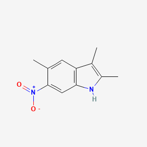 2,3,5-Trimethyl-6-nitro-1H-indole