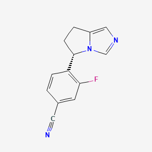 molecular formula C13H10FN3 B8599247 Osilodrostat(LCI699) phosphate 