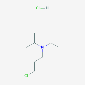 molecular formula C9H21Cl2N B8599310 3-Diisopropylaminopropyl chloride hydrochloride CAS No. 108938-03-0