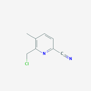 6-(Chloromethyl)-5-methyl-2-pyridinecarbonitrile