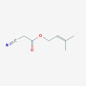 molecular formula C8H11NO2 B8599438 3-Methylbut-2-en-1-yl cyanoacetate CAS No. 63389-84-4