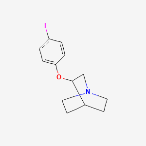molecular formula C13H16INO B8599469 3-(4-Iodophenoxy)-1-azabicyclo[2.2.2]octane CAS No. 854934-97-7