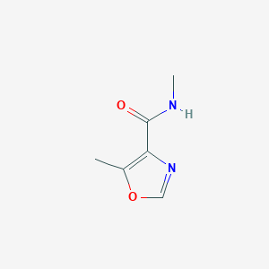 molecular formula C6H8N2O2 B8599675 5-Methyl-oxazole-4-carboxylic acid methylamide 