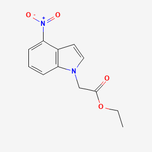 (4-Nitroindol-1-yl)acetic acid ethyl ester