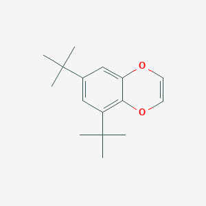 molecular formula C16H22O2 B8599702 5,7-Di-tert-butyl-1,4-benzodioxine CAS No. 110307-00-1