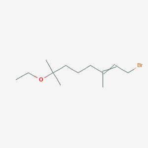 1-Bromo-7-ethoxy-3,7-dimethyloct-2-ene