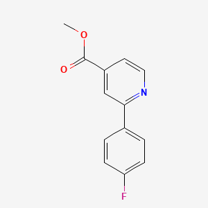molecular formula C13H10FNO2 B8599780 Methyl 2-(4-fluorophenyl)pyridine-4-carboxylate CAS No. 914397-27-6