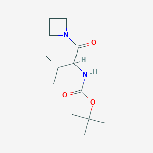 tert-Butyl [1-(azetidin-1-yl)-3-methyl-1-oxobutan-2-yl]carbamate