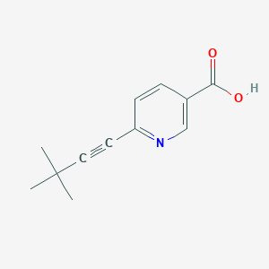 6-(3,3-Dimethylbut-1-ynyl)nicotinic acid