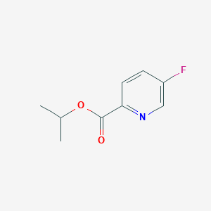 molecular formula C9H10FNO2 B8599837 Isopropyl 5-fluoropicolinate 
