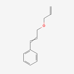 molecular formula C12H14O B8599856 {3-[(Prop-2-en-1-yl)oxy]prop-1-en-1-yl}benzene CAS No. 56759-11-6