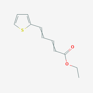 Ethyl 5-(thiophen-2-YL)penta-2,4-dienoate