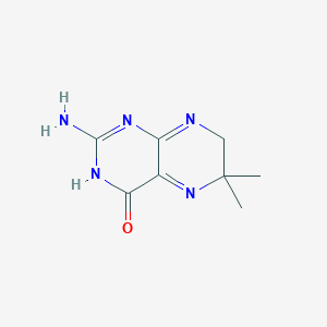 molecular formula C8H11N5O B8599879 6,6-Dimethyldihydropterin CAS No. 84812-29-3