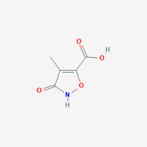 molecular formula C5H5NO4 B8599928 3-Hydroxy-4-methylisoxazole-5-carboxylic Acid 