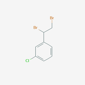 Benzene, 1-chloro-3-(1,2-dibromoethyl)-