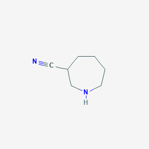 molecular formula C7H12N2 B8600075 Azepane-3-carbonitrile 