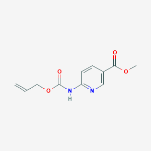 Methyl 6-(prop-2-enoxycarbonylamino)pyridine-3-carboxylate
