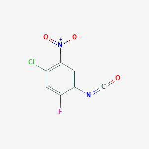 1-Chloro-5-fluoro-4-isocyanato-2-nitrobenzene
