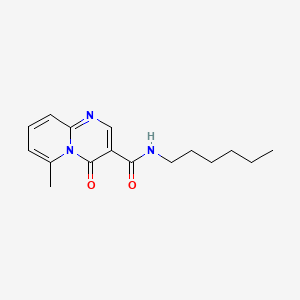 4H-Pyrido(1,2-a)pyrimidine-3-carboxamide, N-hexyl-6-methyl-4-oxo-