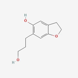 6-(3-hydroxypropyl)-2,3-dihydro-1-benzofuran-5-ol