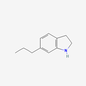 molecular formula C11H15N B8600195 6-Propyl-indoline 