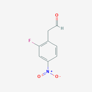 molecular formula C8H6FNO3 B8600204 (2-Fluoro-4-nitrophenyl)acetaldehyde CAS No. 1160623-39-1