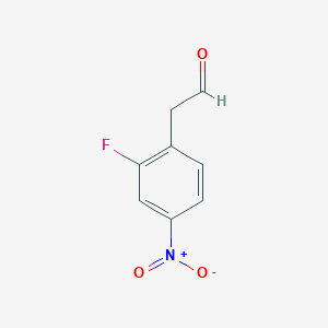 2-(2-fluoro-4-nitrophenyl)acetaldehyde