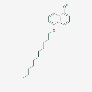 molecular formula C22H32O2 B8600246 5-(Dodecyloxy)naphthalen-1-OL CAS No. 111841-32-8