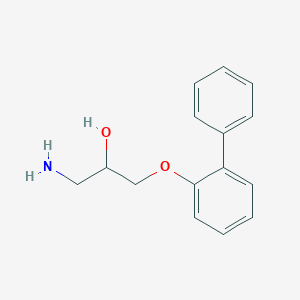 3-[(1,1'-Biphenyl)-2-yloxy]-2-hydroxypropylamine