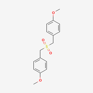 molecular formula C16H18O4S B8600320 Bis(4-methoxy benzyl) sulfone 
