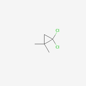 molecular formula C5H8Cl2 B8600344 1,1-Dichloro-2,2-dimethylcyclopropane 