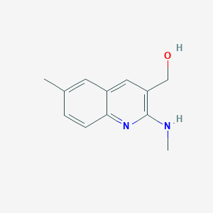 (6-Methyl-2-(methylamino)quinolin-3-yl)methanol